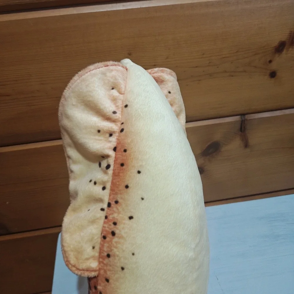 Fiesta  Orange Ocean Spotted Giant Squid Plush Realistic Stuffed Animal Toy E2 - Picture 4 of 5